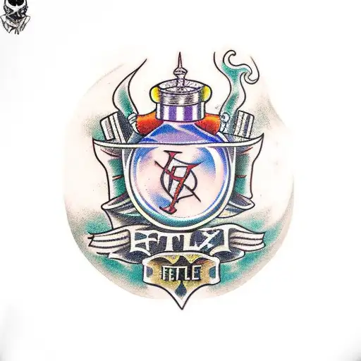 Felix Felicis harry potter potion  tattoo design idea