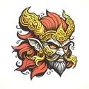 ravana tattoo design idea