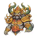 ravana tattoo design idea