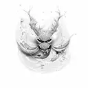 oil on water tattoo design idea