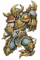 pantheon league of legends  tattoo design idea