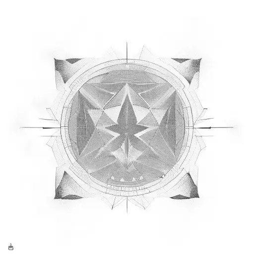 Golden1 Center with Beam Lit tattoo design idea