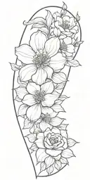 flower sleeve tattoo design tattoo design idea