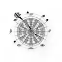 darts tattoo design idea