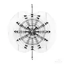 throw darts tattoo design idea