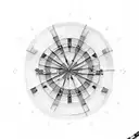 throw darts tattoo design idea