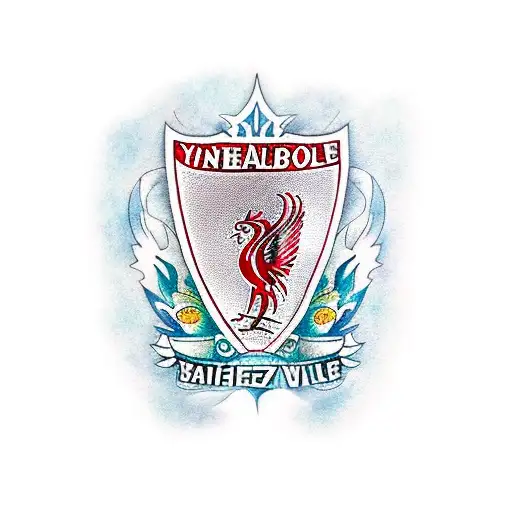 Anime-inspired tattoo of Liverpool FC's iconic anthem 'You'll Never Walk Alone' tattoo design idea