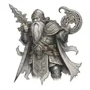 Dwarven tattoo design idea