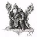 Dwarven tattoo design idea