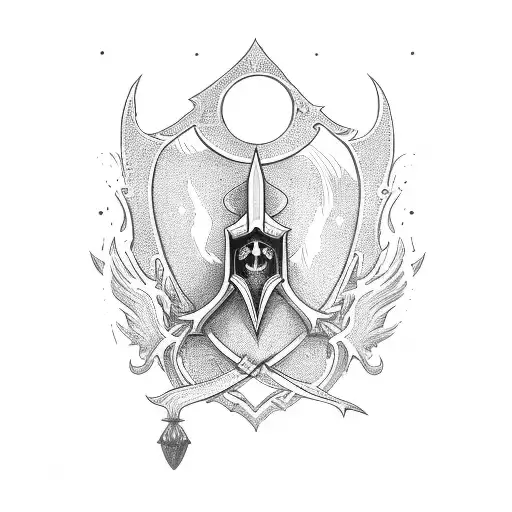Ace of Spades card tattoo design idea