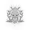 goth core tattoo design idea