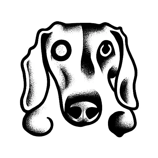 dog memories  tattoo design idea