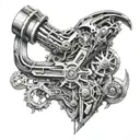 inner bicep tattoo design idea