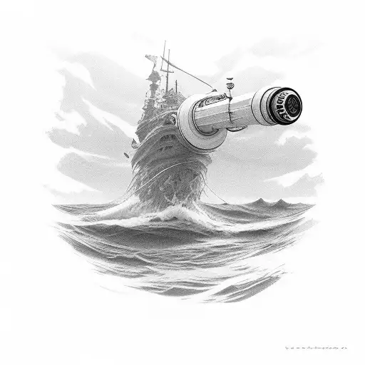 Pool noodle "I will not sink" tattoo design idea