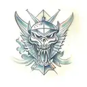 medieval armor elmo  tattoo design idea