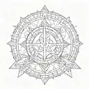 truth symbol tattoo design idea