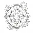 truth symbol tattoo design idea