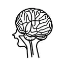 neural network brain tattoo design idea