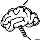 neural network brain tattoo design idea