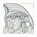 horus eyes   tattoo design idea