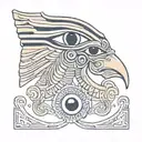 horus eyes   tattoo design idea
