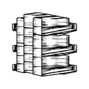 stack of wooden pallets with beer bottle on it tattoo design idea