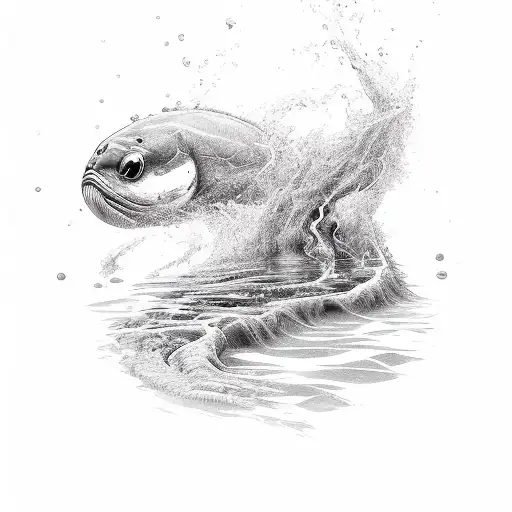 ebb and flow, rivers, lakes, spirited, streams tattoo design idea