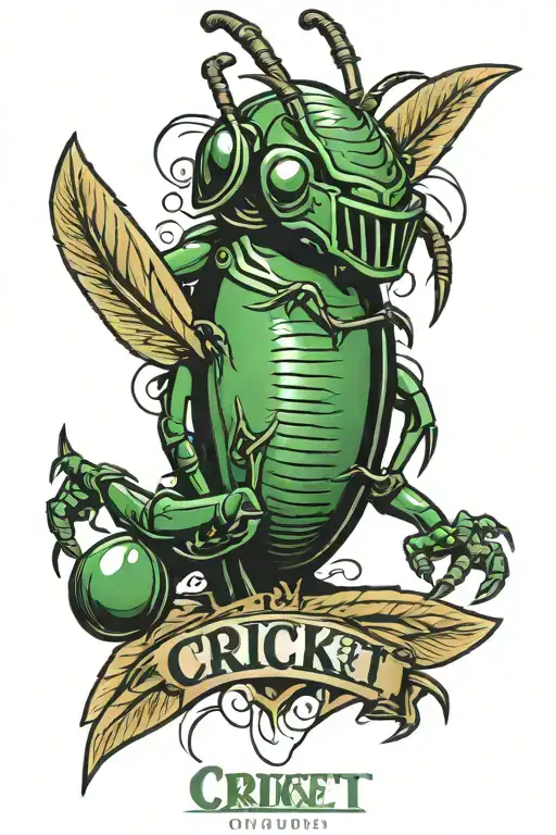 cricket name tattoo tattoo design idea