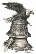 America constitution. Declaration of Independence. give me liberty or give me death. liberty bell. bald eagle. America  tattoo design idea