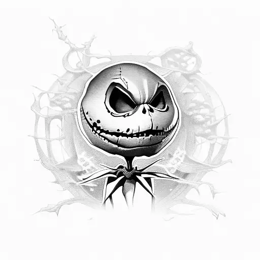Jack Skellington tattoo design idea