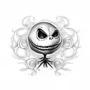 Jack Skellington tattoo design idea
