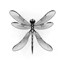 Dragonfly tattoo design idea