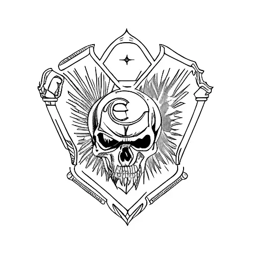  Sic Parvis Magna tattoo design idea