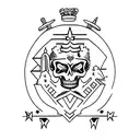  Sic Parvis Magna tattoo design idea