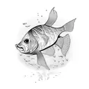 fish tank  tattoo design idea