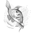 fish tank  tattoo design idea
