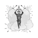 FREEDOM, PARAGLIDER, HUSTLE,FAMILY,HARDWORK tattoo design idea