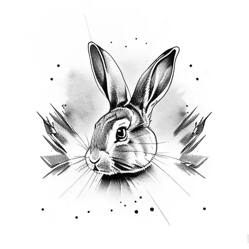 rabbit venom tattoo design idea
