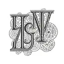 roman numerals of 1976 and 1971 tattoo design idea