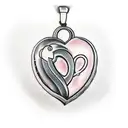 heart locket with horseshoe design tattoo design idea