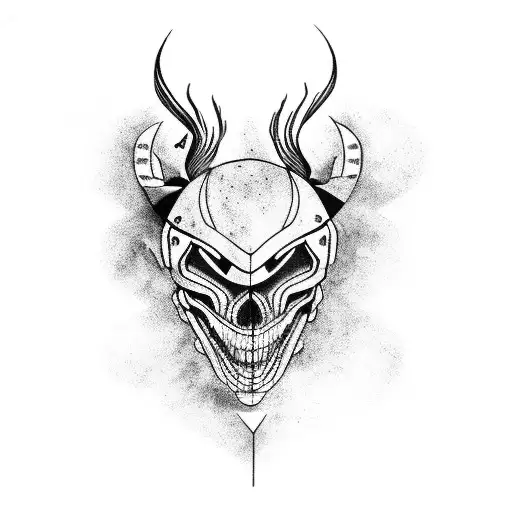 american football and motorcycles love tattoo design idea