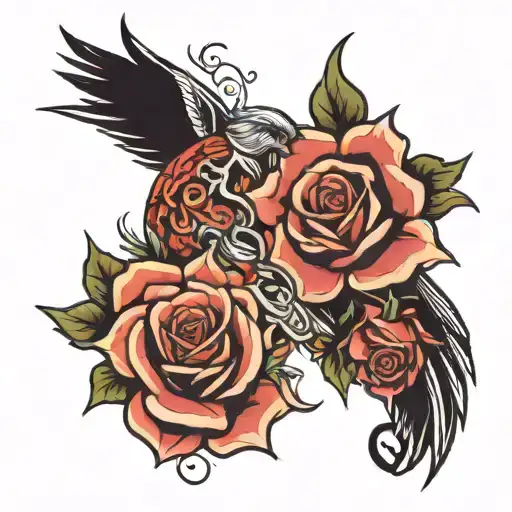 unconditional love tattoo design idea