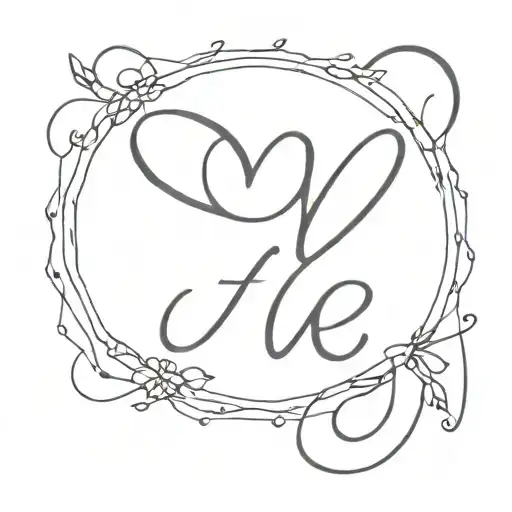 unconditional love tattoo design idea