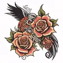 unconditional love tattoo design idea