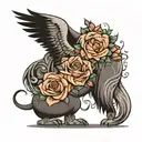 unconditional love tattoo design idea