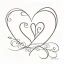 unconditional love tattoo design idea