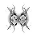 gemini pisces virgo tattoo design idea