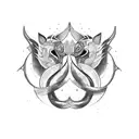 gemini pisces virgo tattoo design idea