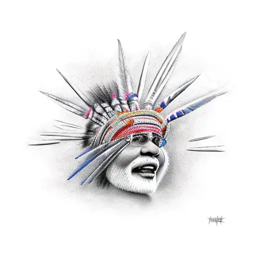  Indian itch tattoo design idea