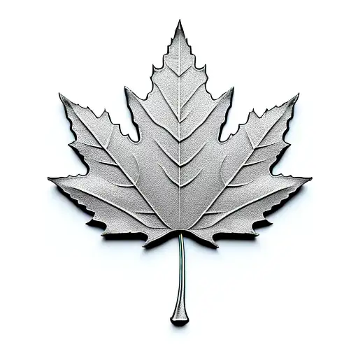 Maple Leaf tattoo design idea